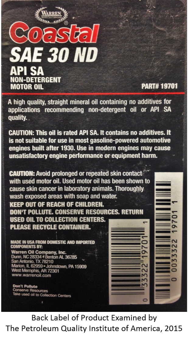 back label